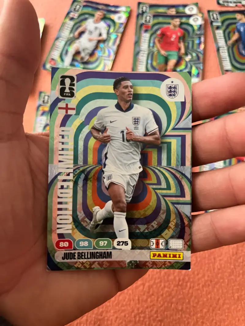 Tarjeta coleccionable Panini Jude Bellingham