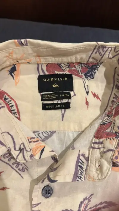 Camisa Quiksilver hawaiana estampada tropical - miniatura 3