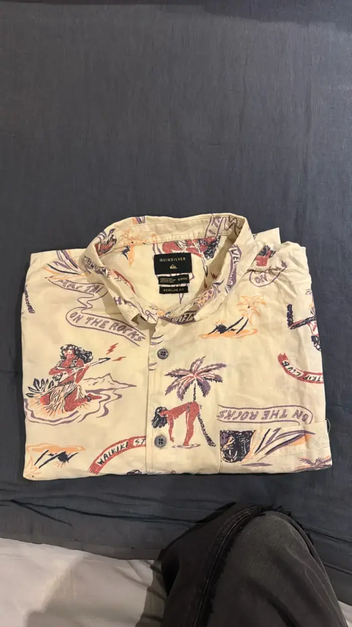 Camisa Quiksilver hawaiana estampada tropical - 4