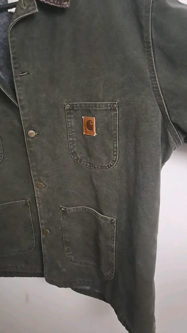 Chaqueta Carhartt verde con cuello - 3
