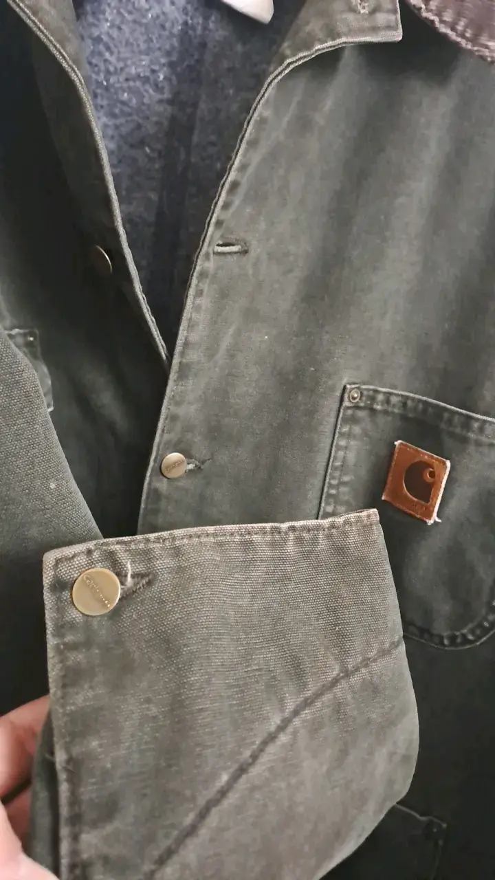 Chaqueta Carhartt verde con cuello - 5