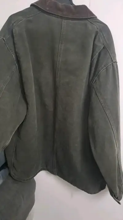 Chaqueta Carhartt verde con cuello - miniatura 6