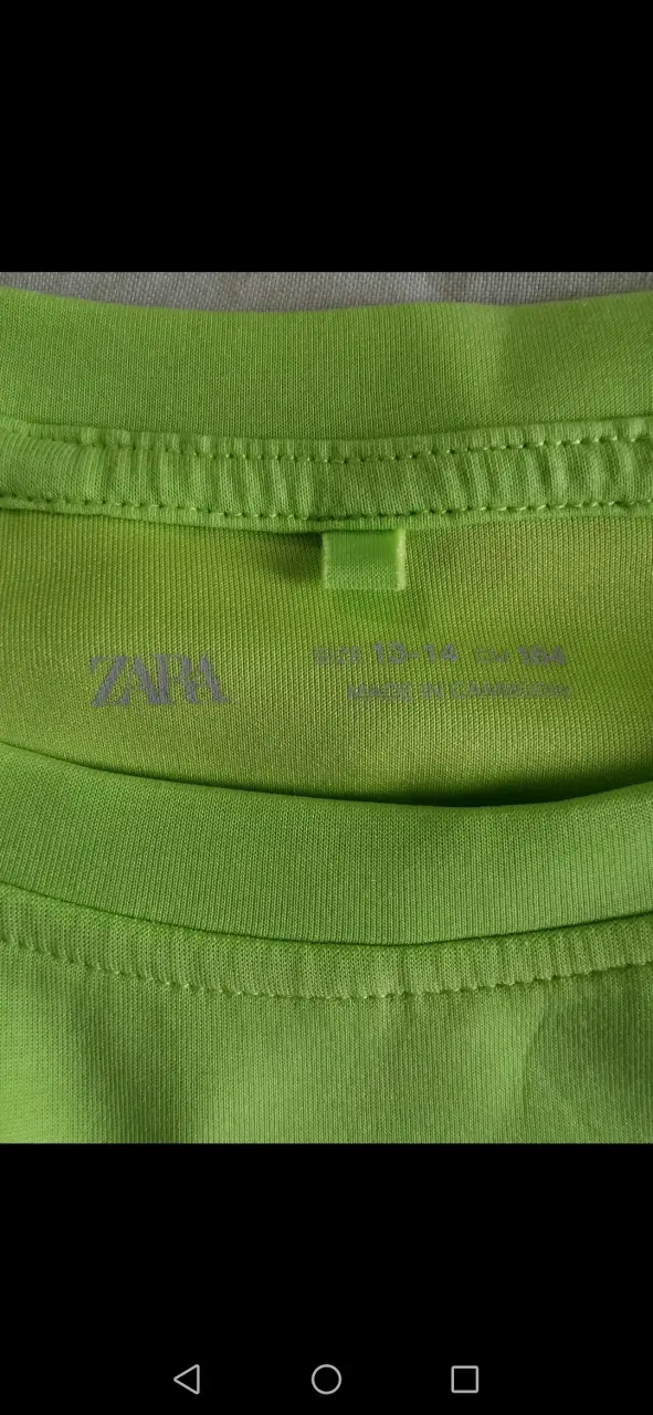 Polerón verde Zara talla 13/14 - 2