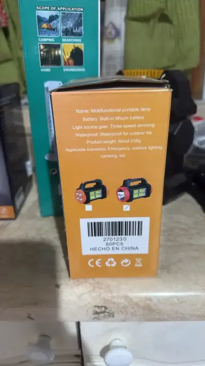 Lámpara portátil dual LED y COB Tasbel - miniatura 2