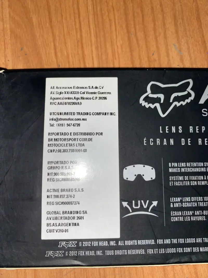 Lente de repuesto Fox Air Space Youth - 3