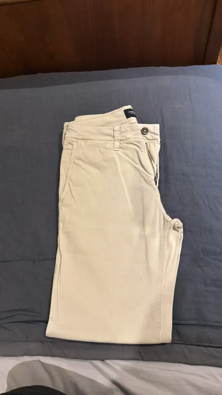 Pantalones beige American Eagle hombre - 4