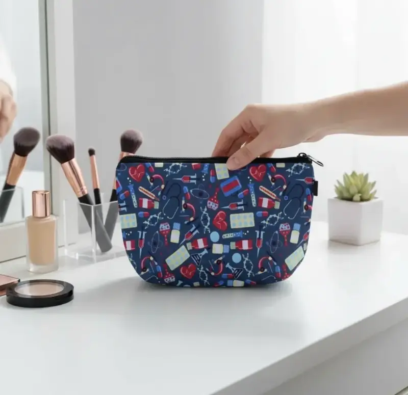 Neceser estampado diseño salud multiuso - 1