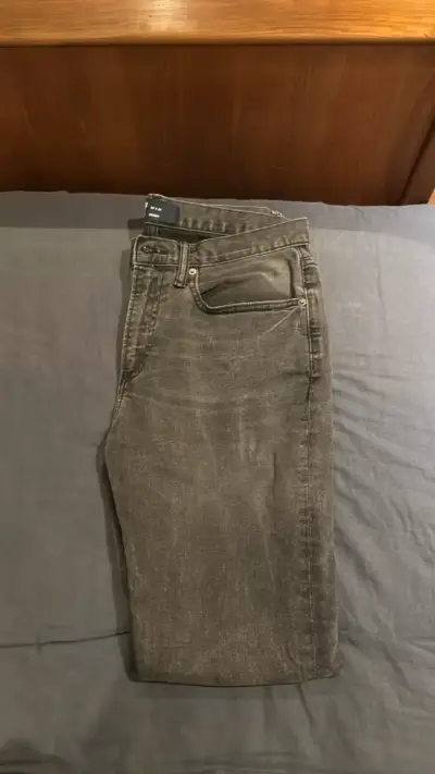 Jeans gris oscuro/negro marca GAP hombre - miniatura 2