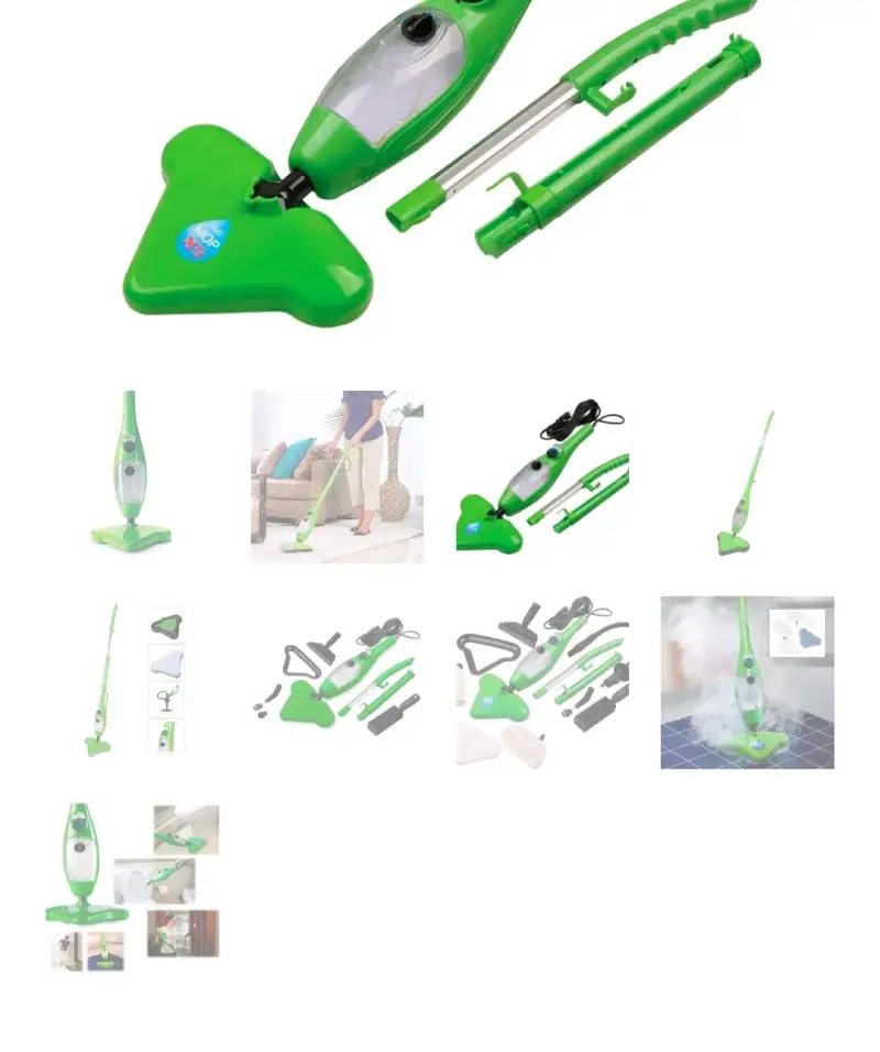Mopa a vapor 5 en 1 verde multifuncional - 1