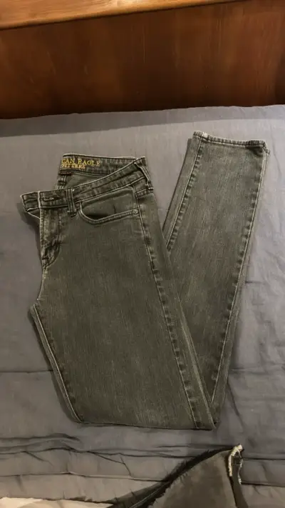 Jeans American Eagle gris oscuro/negro - miniatura 1