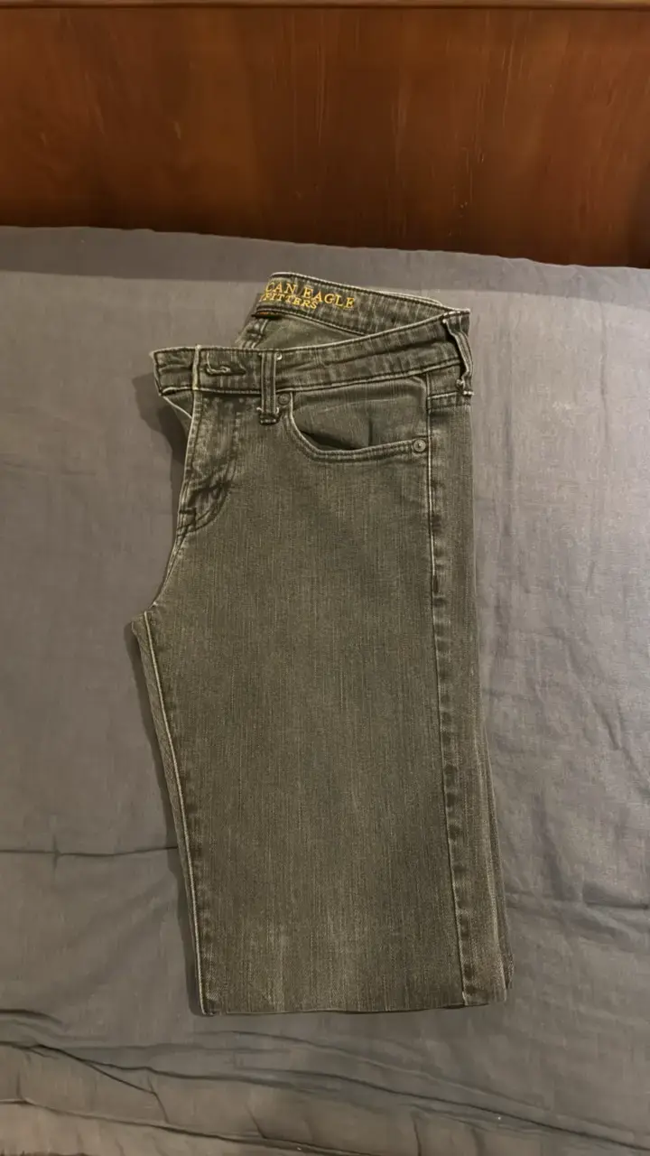 Jeans American Eagle gris oscuro/negro - 2