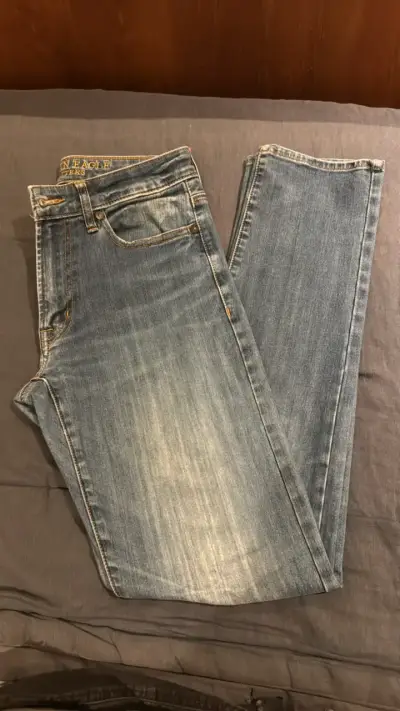 Jeans American Eagle azul desgastado - miniatura 1