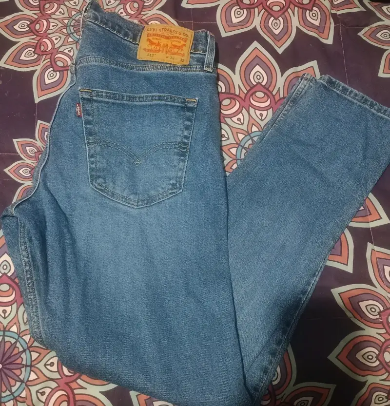 Jeans Levi's 512 corte recto azul - 1