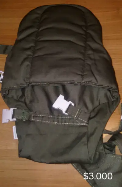 Mochila portabebé ergonómica verde - miniatura 3