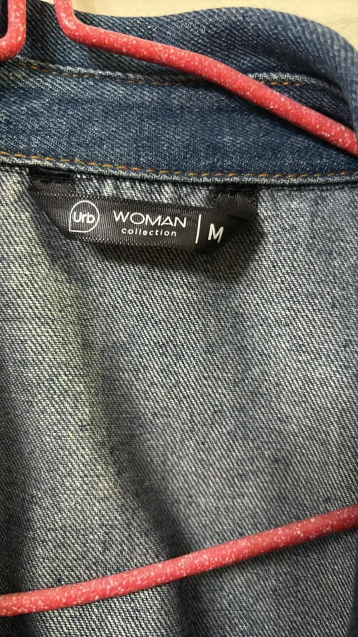 Chaqueta de mezclilla azul para mujer - 2
