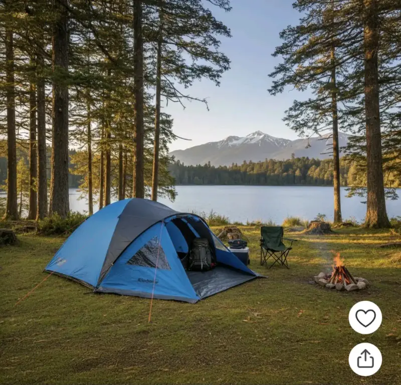 Carpa de campaña Klimber 6 personas + 2 sacos - 4