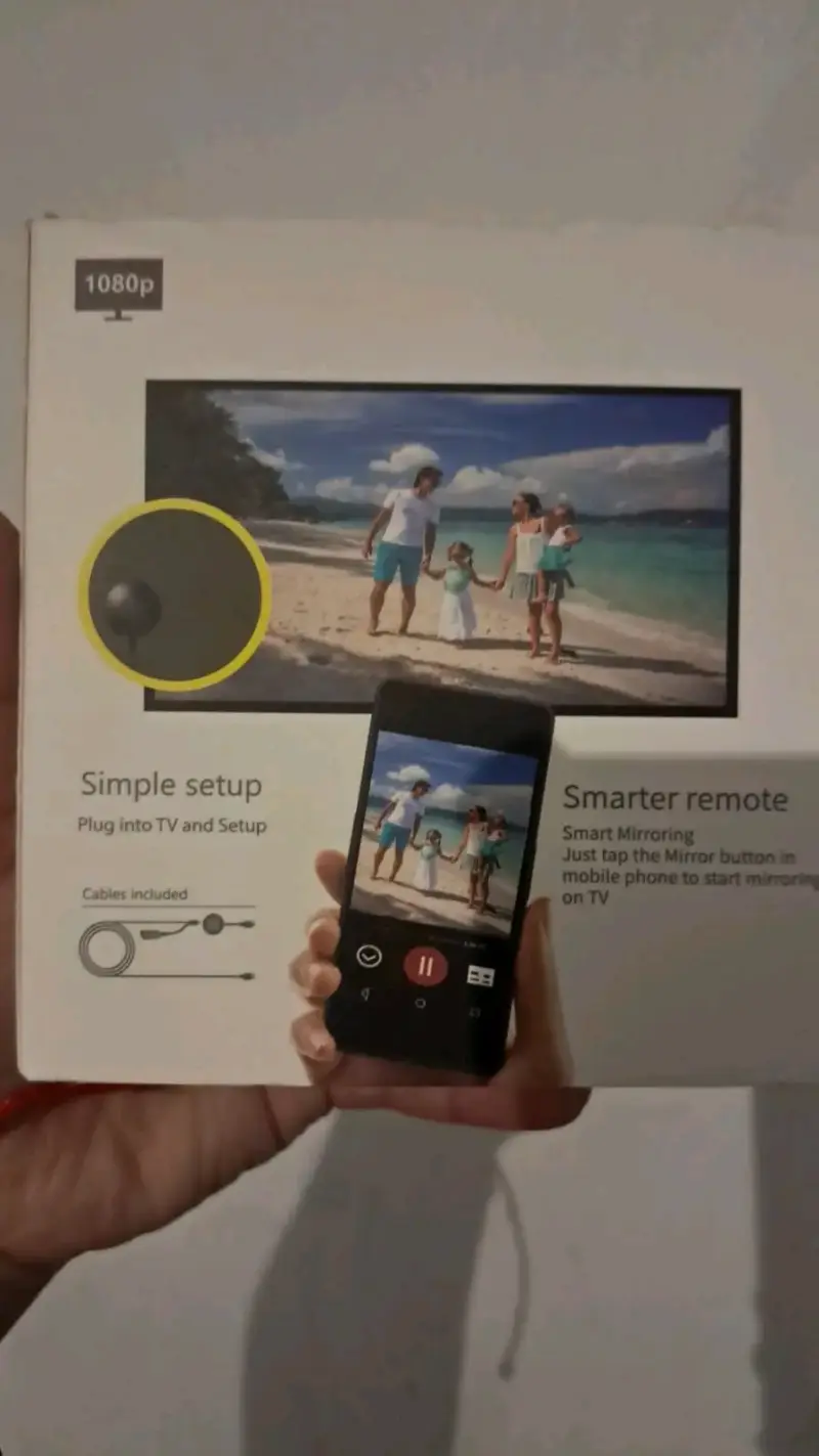 Adaptador de pantalla inalámbrico 1080p - 2