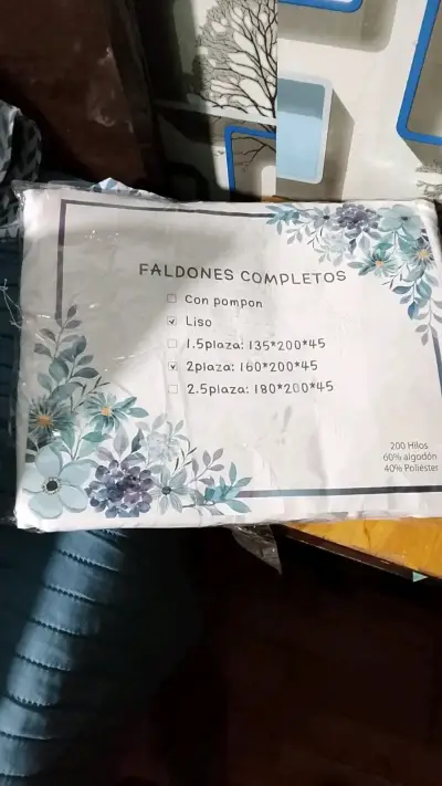 Faldón completo liso 2 plazas - miniatura 1