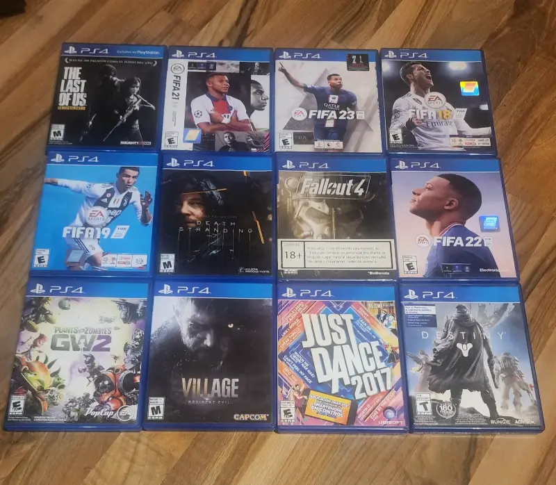 Consola PS4 slim 500 gb + 4 Controles + 12 juegos - 3
