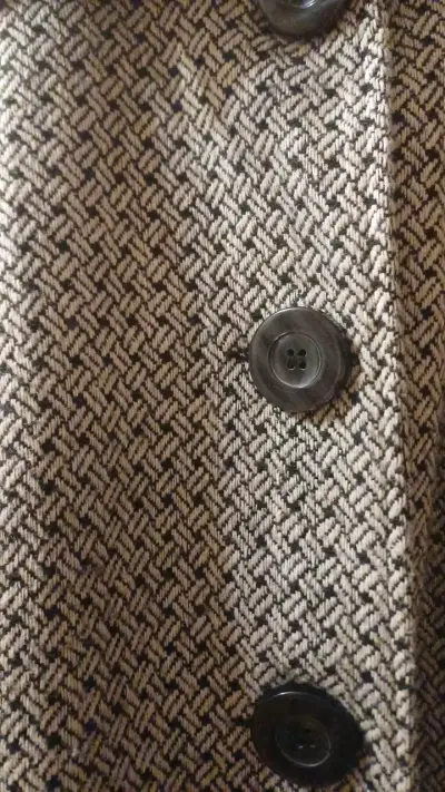 Abrigo Boulevard gris con patrón elegante talla L - miniatura 4