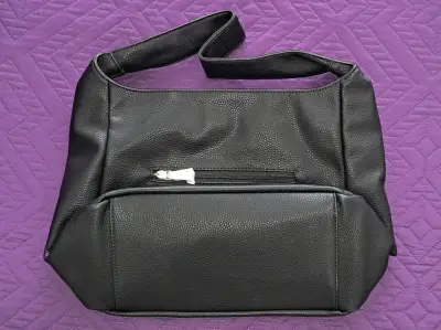 Bolso negro Via Uno elegante - miniatura 2