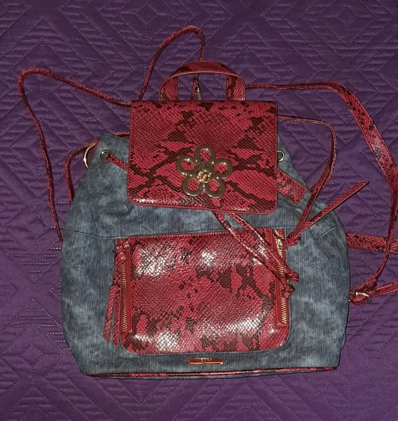 Mochila de moda con diseño de serpiente - 1