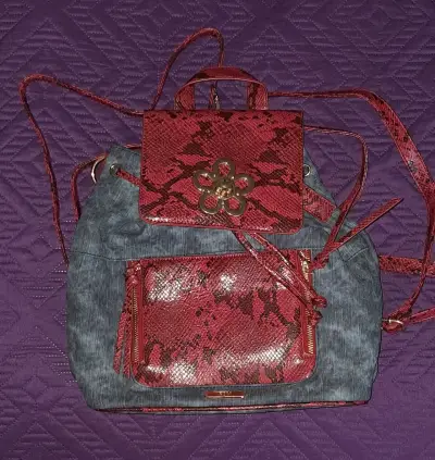 Mochila de moda con diseño de serpiente - miniatura 1