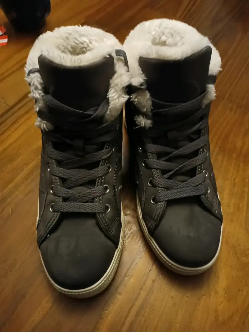 Botines Opposite 37 gris oscuro con chiporro - 1
