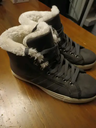 Botines Opposite 37 gris oscuro con chiporro - miniatura 2