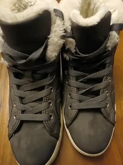 Botines Opposite 37 gris oscuro con chiporro - miniatura 4