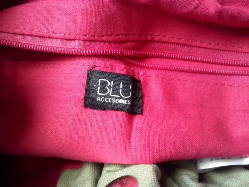 Bolso de tela bordado con flores - 5
