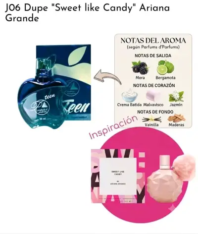 Perfume J00 Dupe 'Cloud' inspirado en Ariana Grande - miniatura 3