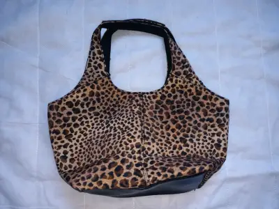 Bolso de mano estampado leopardo - miniatura 1