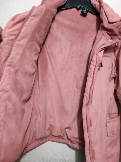 Parka de mujer rosa Le Coq Sportif - miniatura 2