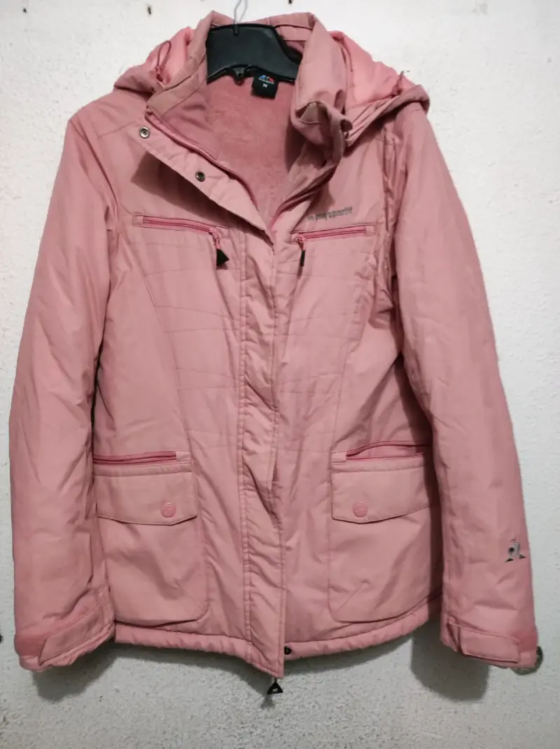 Parka de mujer rosa Le Coq Sportif - 4