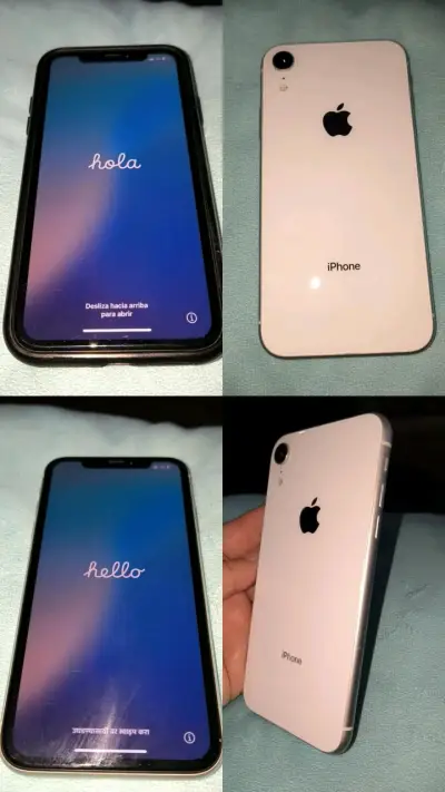 iPhone XR blanco en buen estado - miniatura 1
