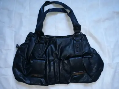 Bolso negro de cuero Ziot & Zaky - miniatura 1