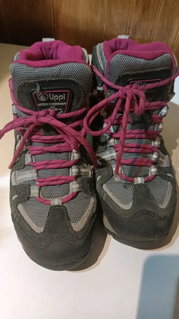 Botas de trekking Upp gris y fucsia - 1
