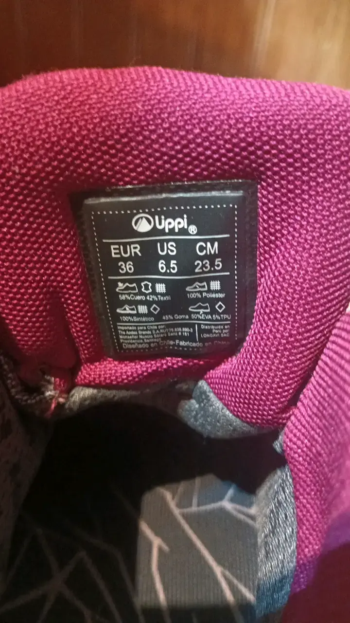 Botas de trekking Upp gris y fucsia - 4