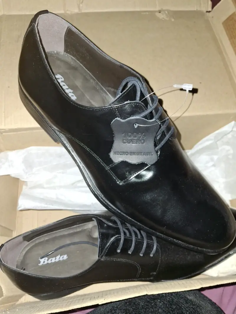 Zapatos formales de cuero Bata negros - 2