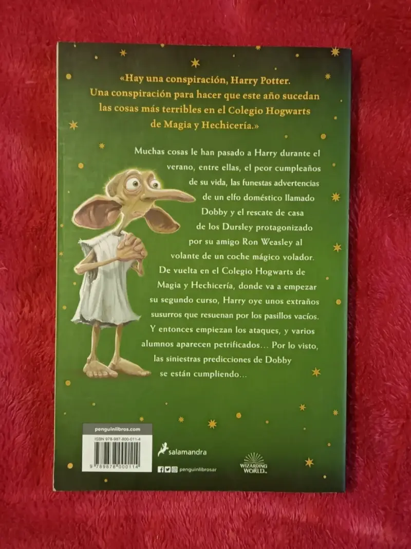 Libro Harry Potter y la cámara secreta - 2