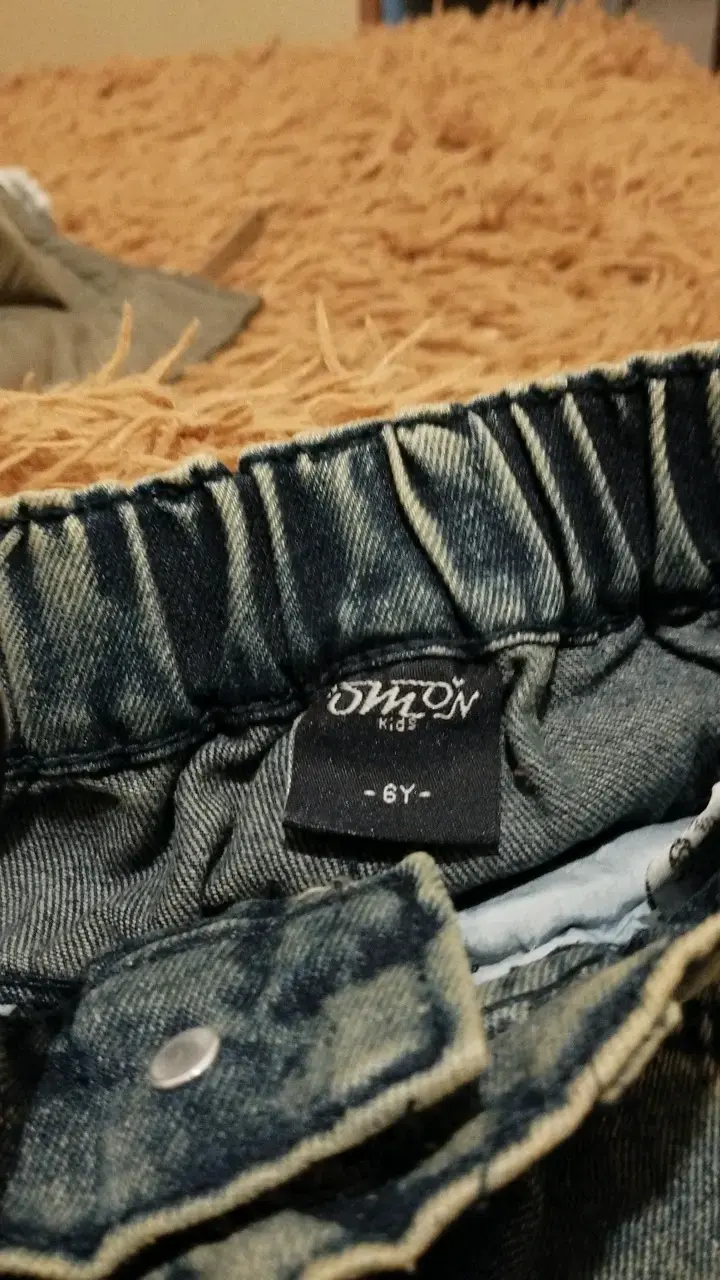 Pantalones cargo de mezclilla para niños - 2