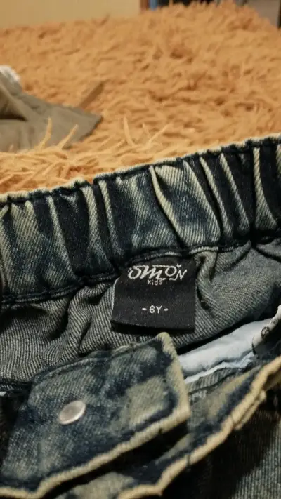 Pantalones cargo de mezclilla para niños - miniatura 2