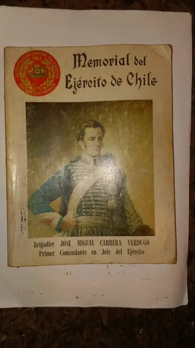 Libro Memorial del Ejército de Chile antiguo - miniatura 1