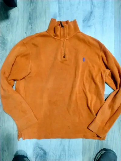Suéter Polo Ralph Lauren naranja con cierre - miniatura 2