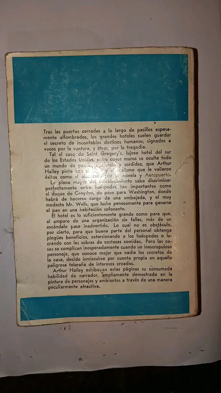 Libro 'Hotel' de Arthur Hailey - 2