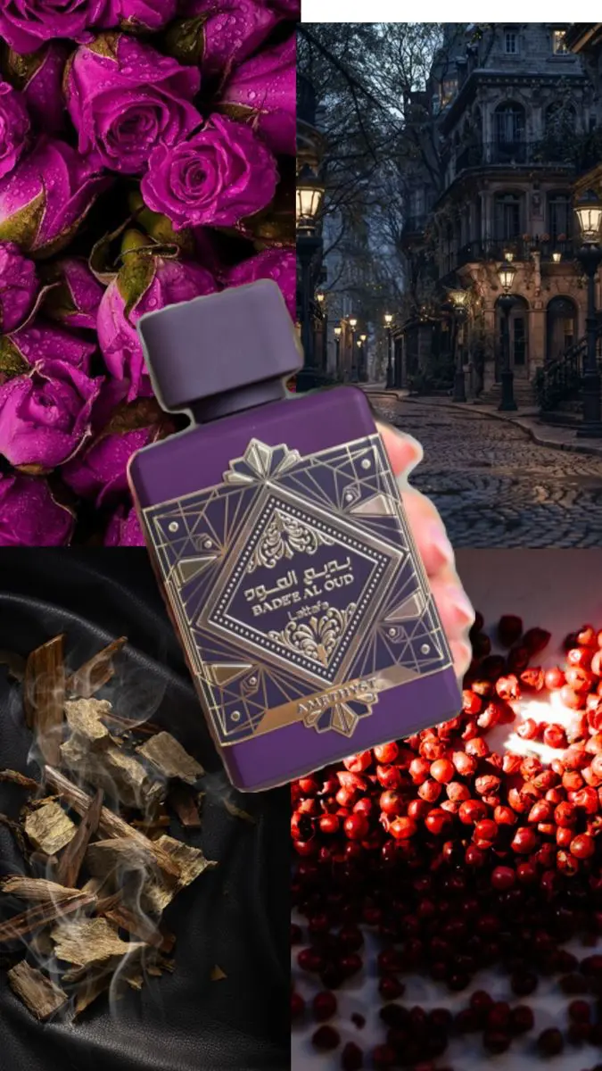 Perfume Mini Badee Al Oud Amethyst Lattafa 5 ml - 4