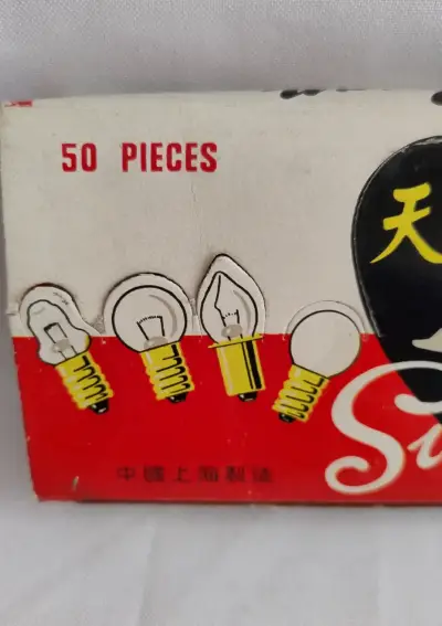 Caja 50 ampolletas Vintage  Swan linterna u otros - miniatura 3
