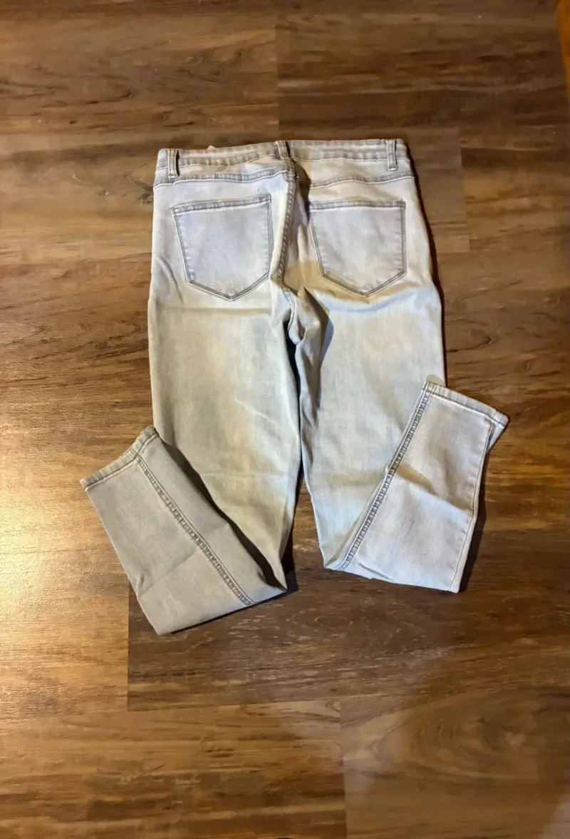 Jeans Basement celestes talla 38 - 3
