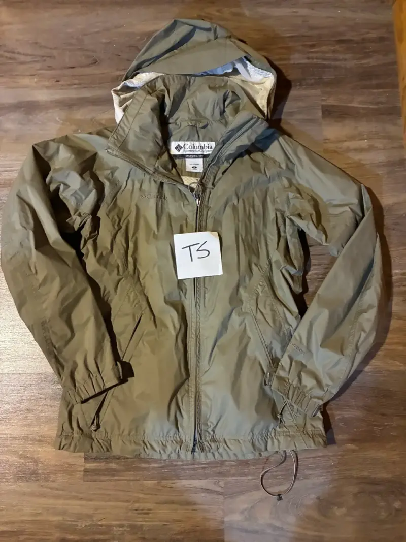 Cortaviento mujer Columbia verde oliva talla S - 1